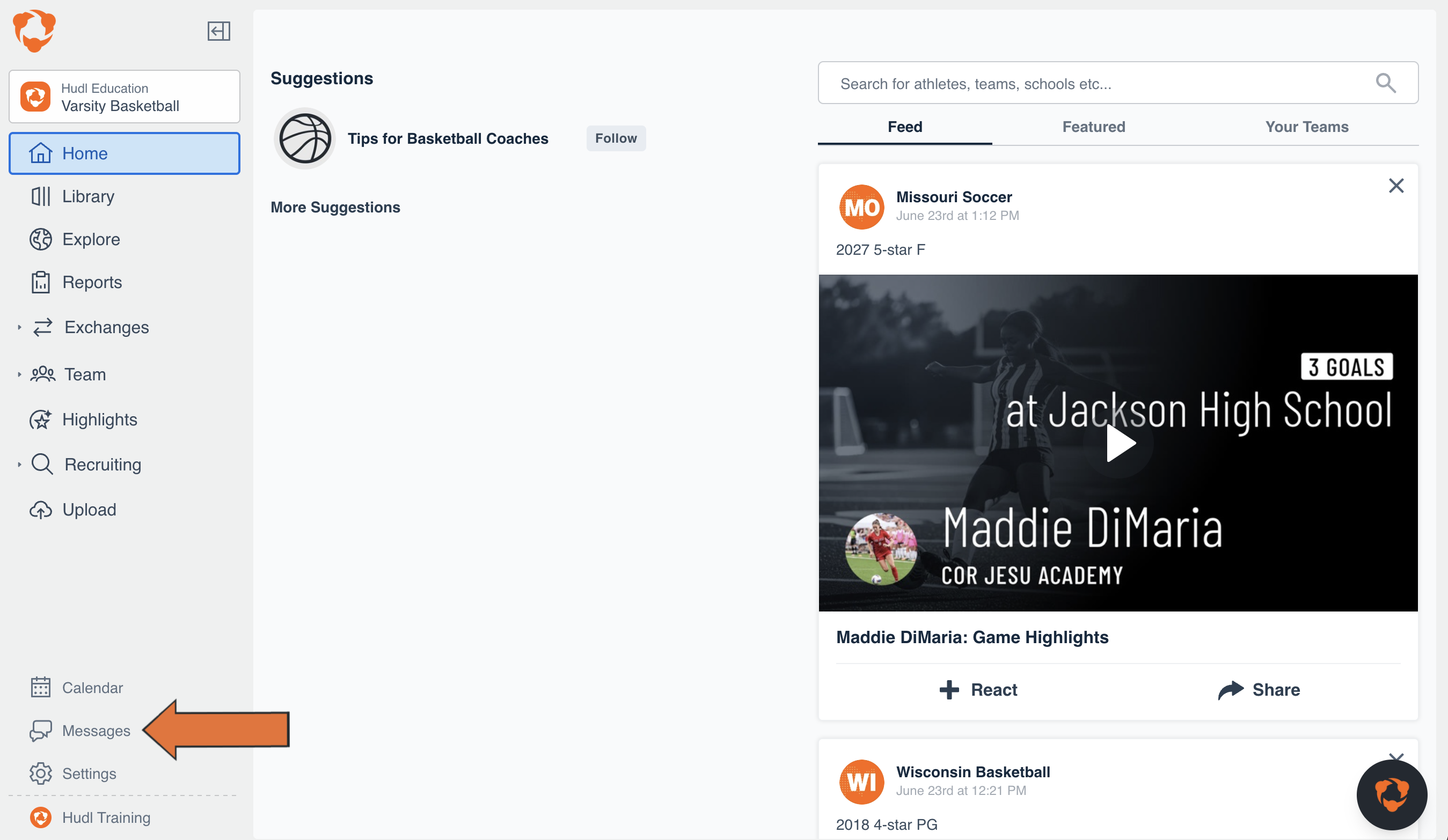 Edit a Message • Hudl Support