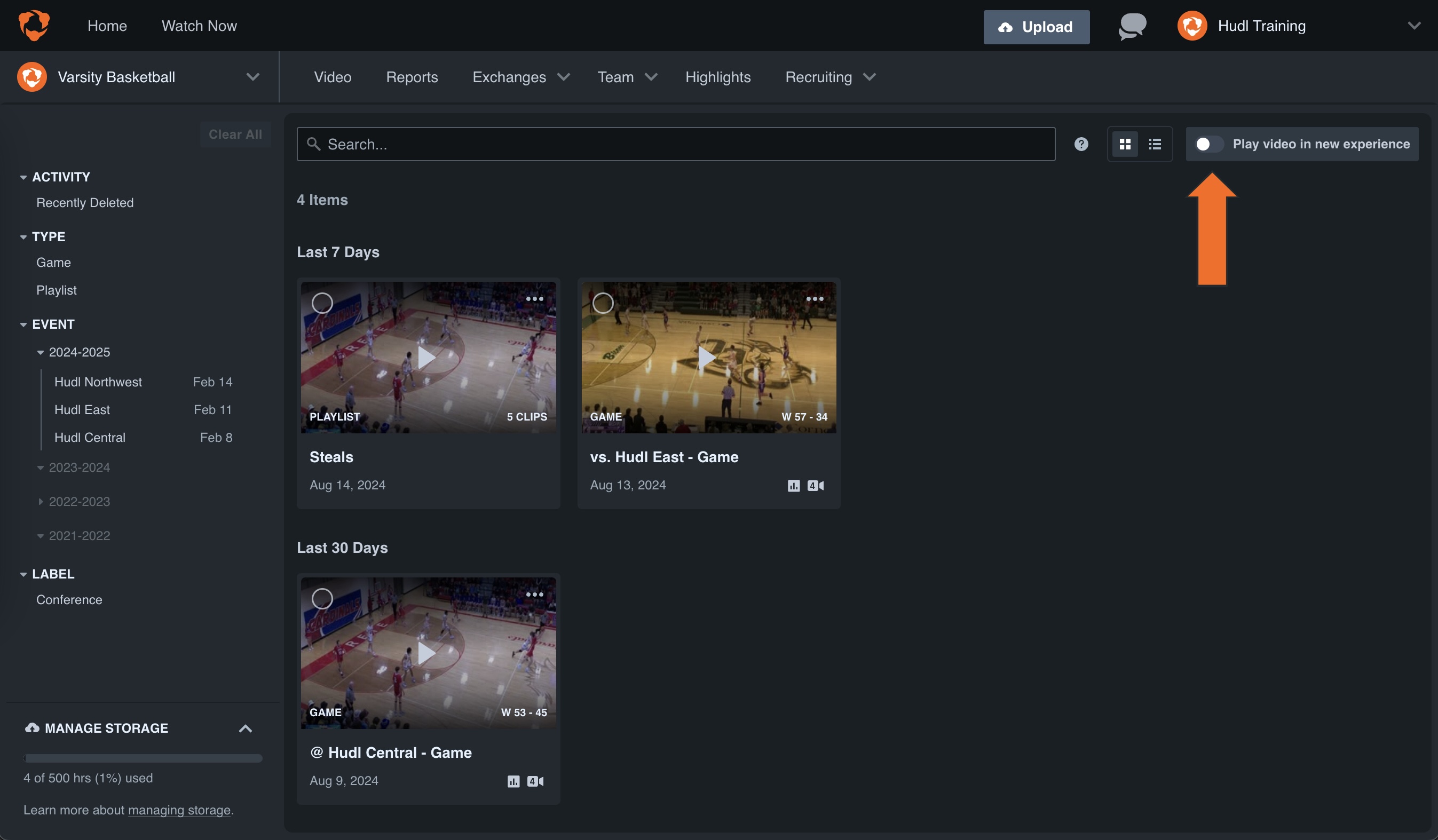 Create Clips • College/Pro Soccer, Lacrosse, Basketball • Hudl Support
