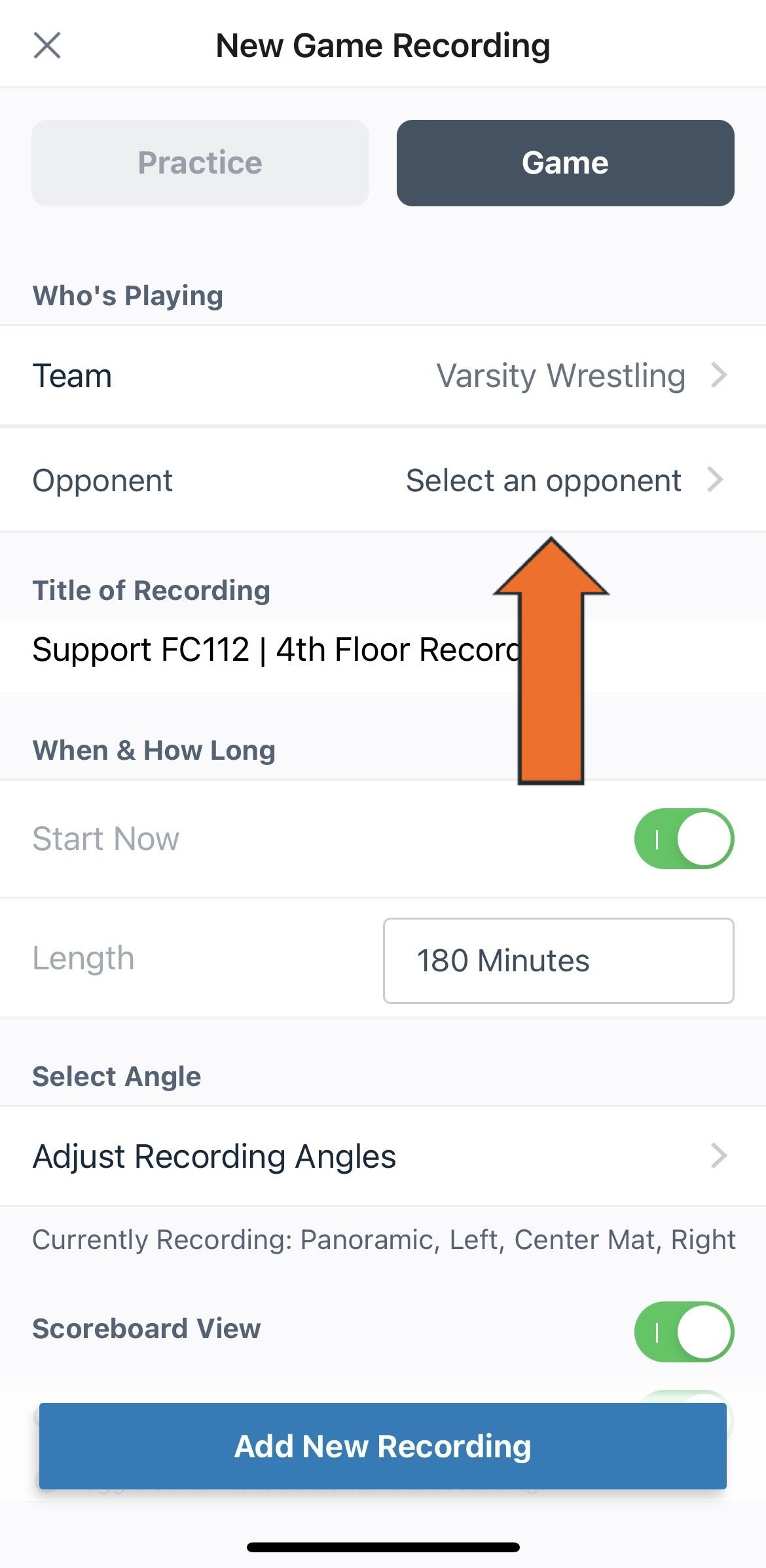 Record from the Hudl Focus App • Hudl Support