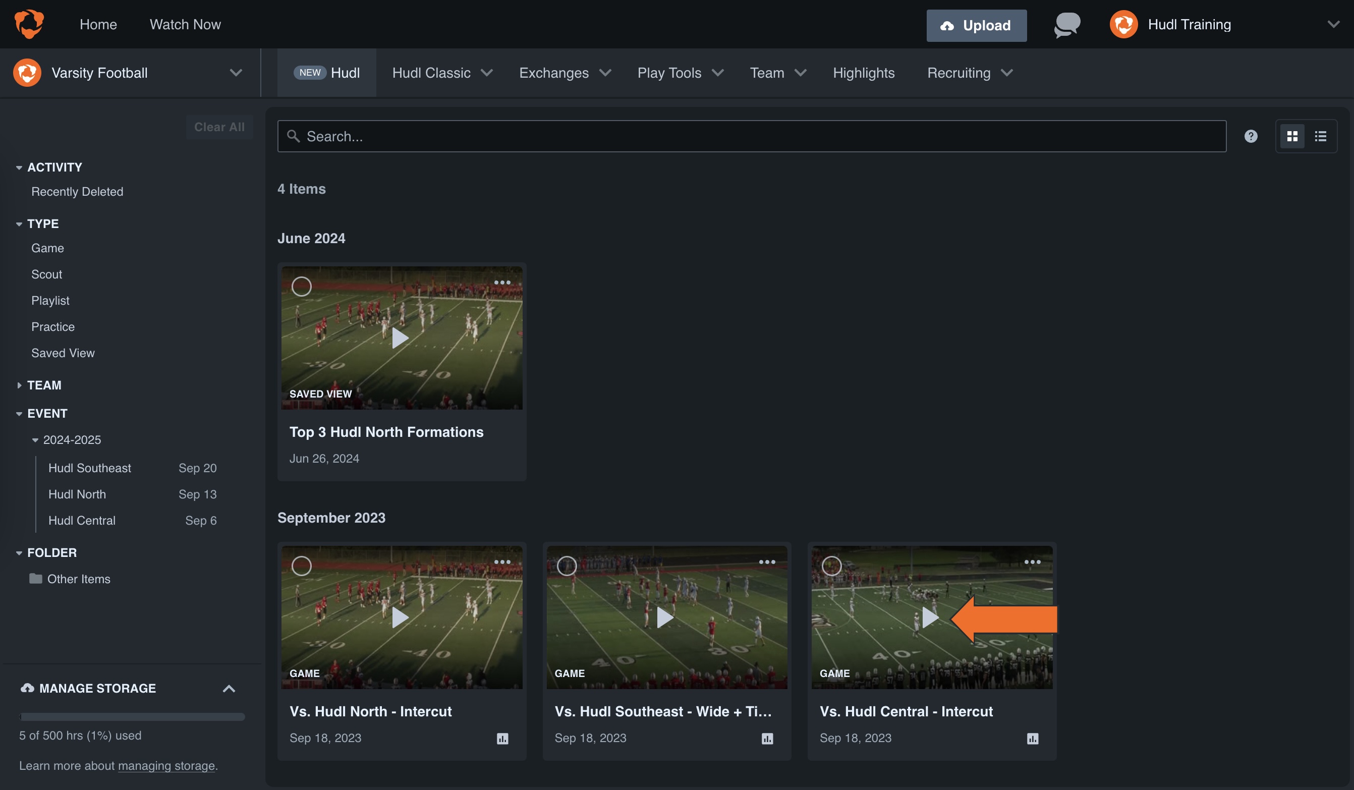 Navigate Your Library • Hudl Support