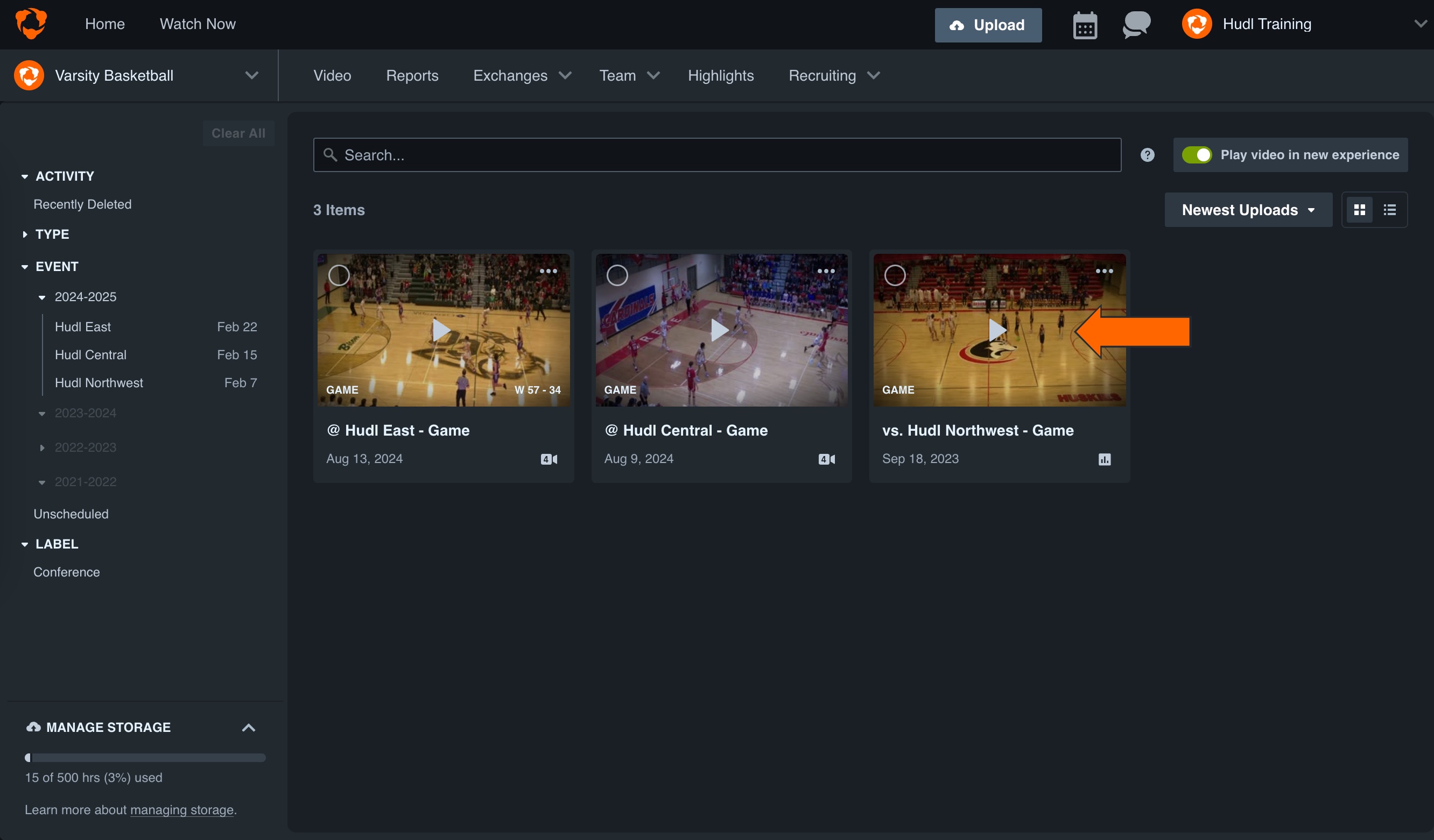 Find Your Video • Hudl Support