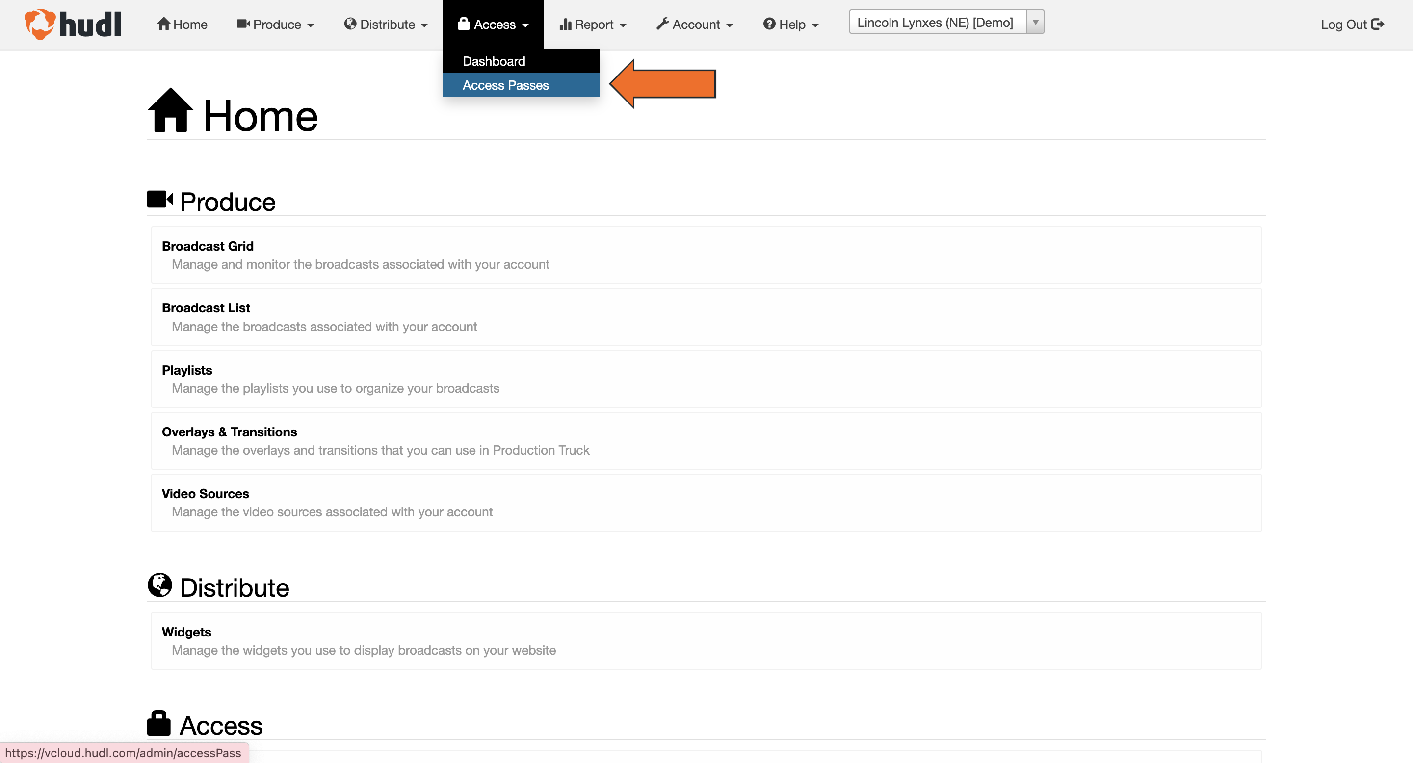 Set up pay per view access pass hudl support