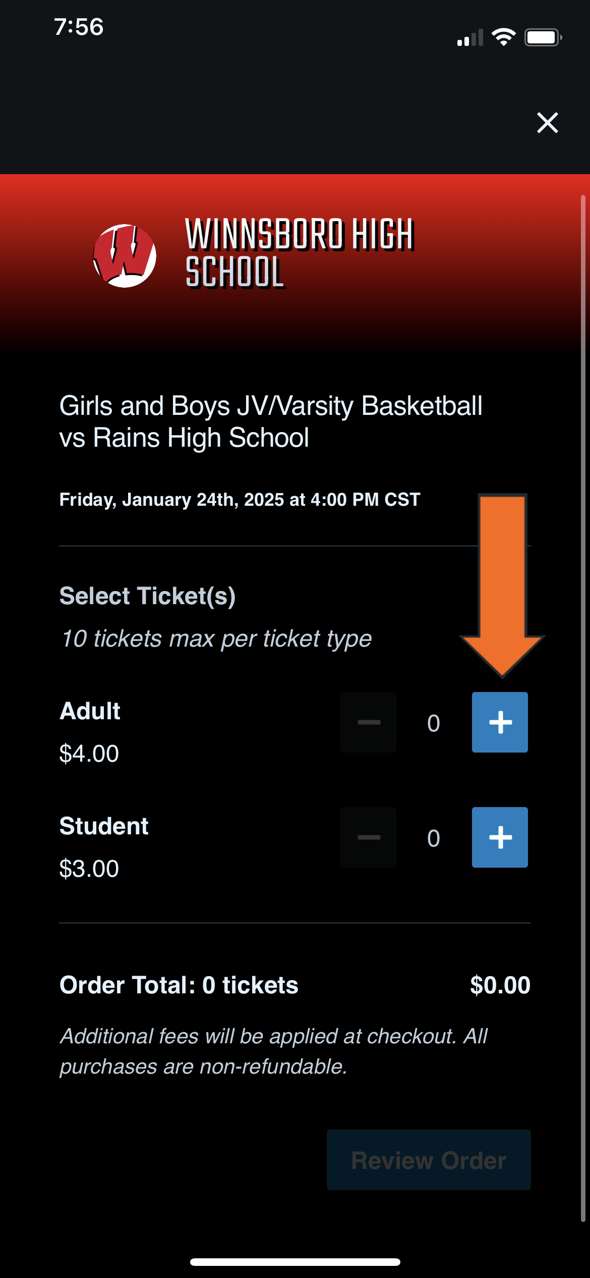 Purchase a Ticket or Pass • Hudl Support