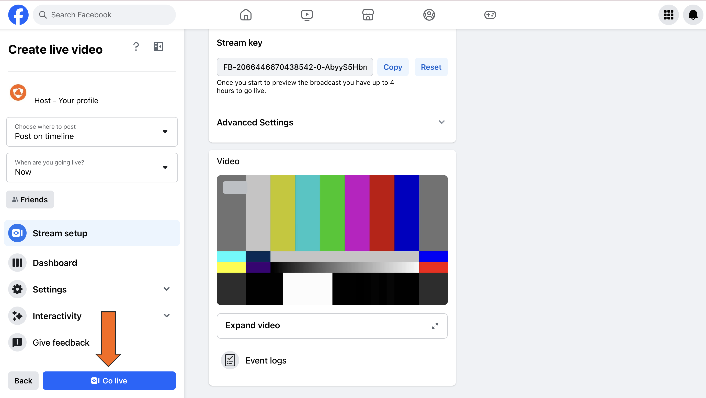 Stream to Facebook • Hudl Support