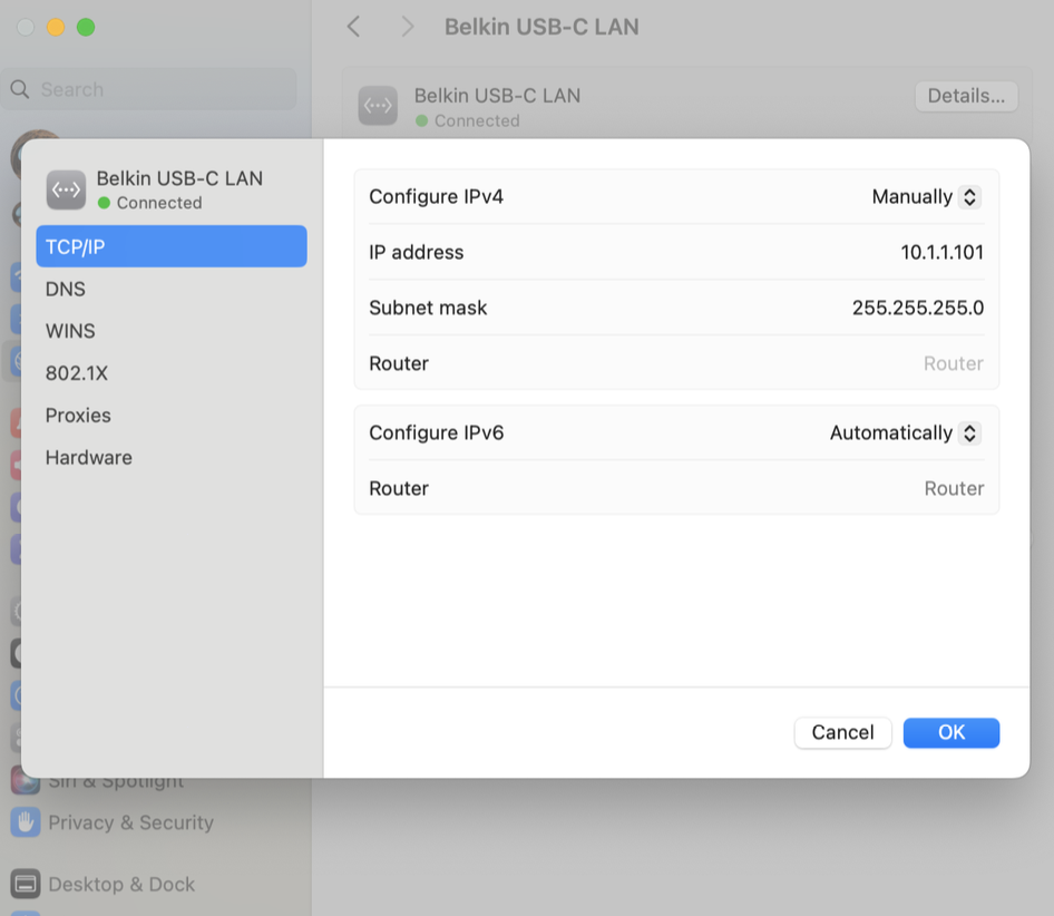 Enable DHCP on Limit 8 M1 (HDMI) • Hudl Support