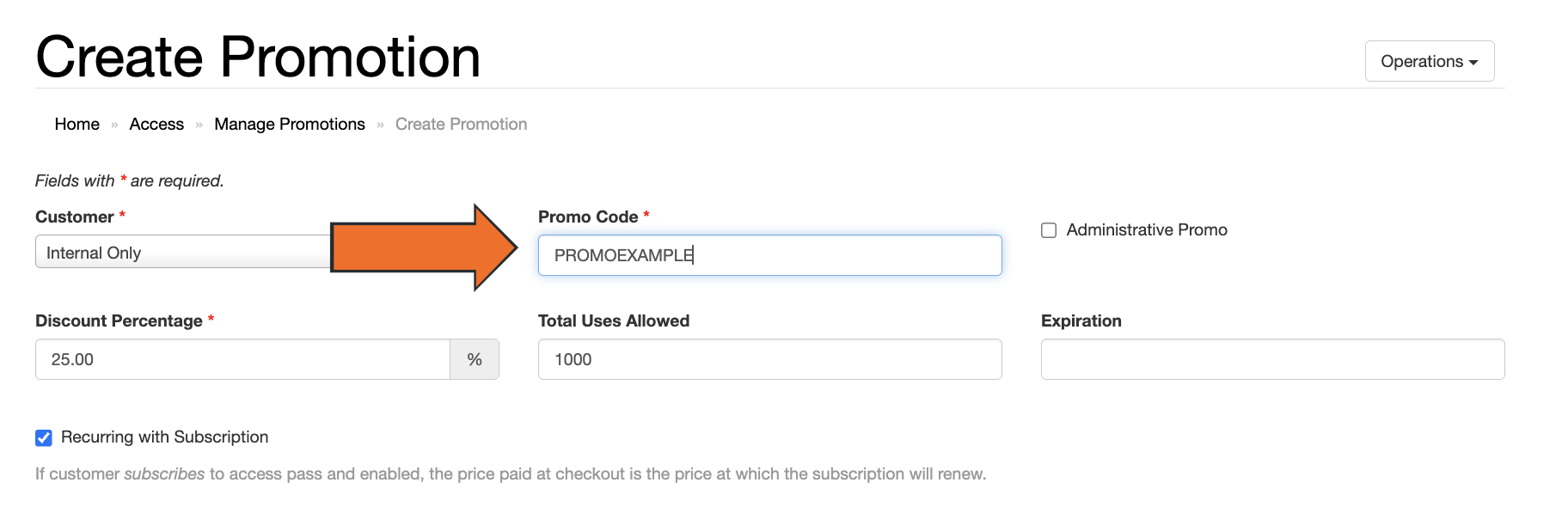 Create a Promo Code • Hudl Support