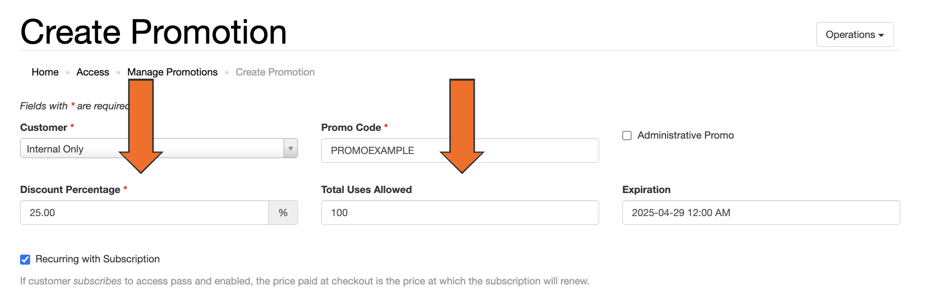 Create a Promo Code • Hudl Support