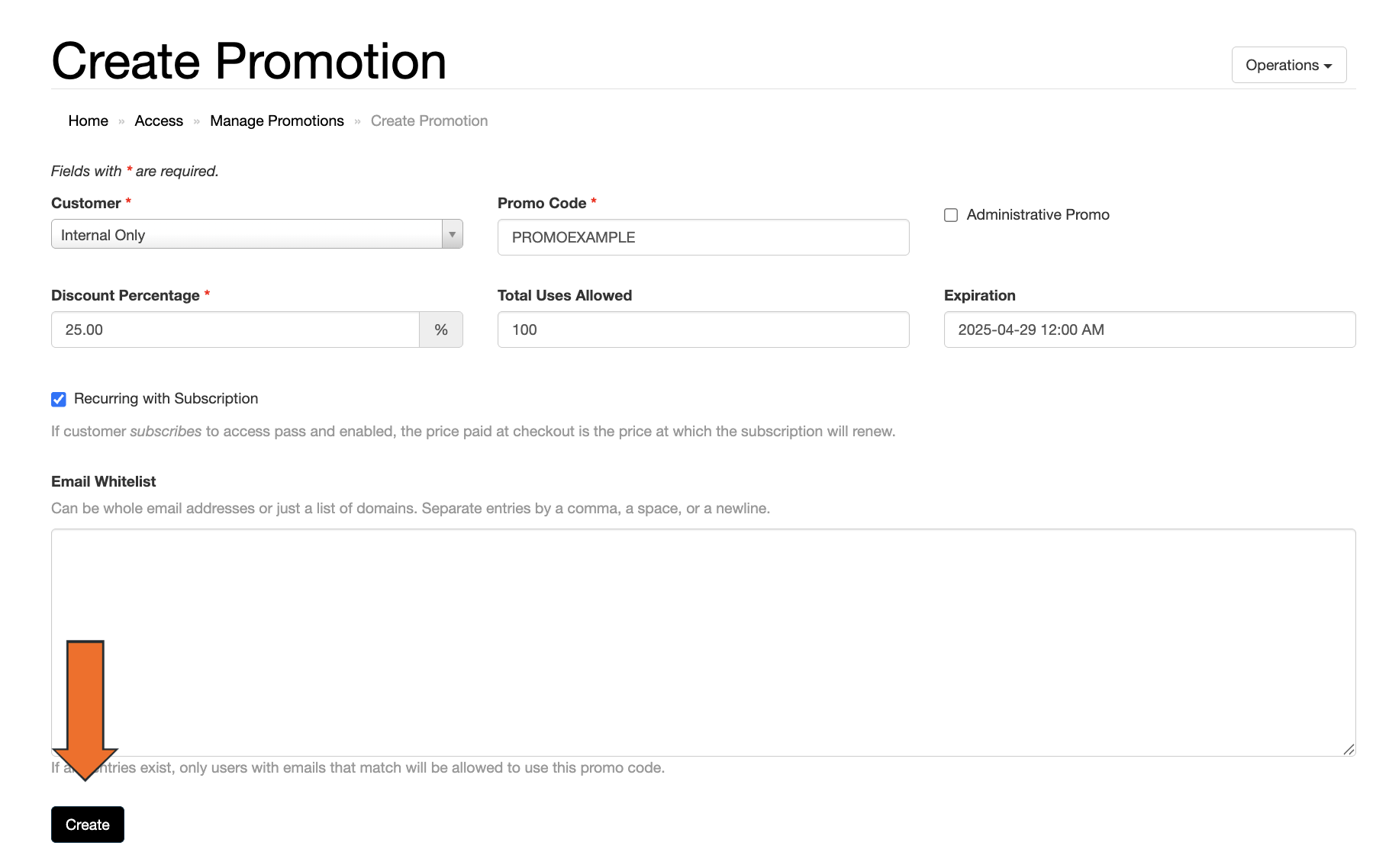 Create a Promo Code • Hudl Support
