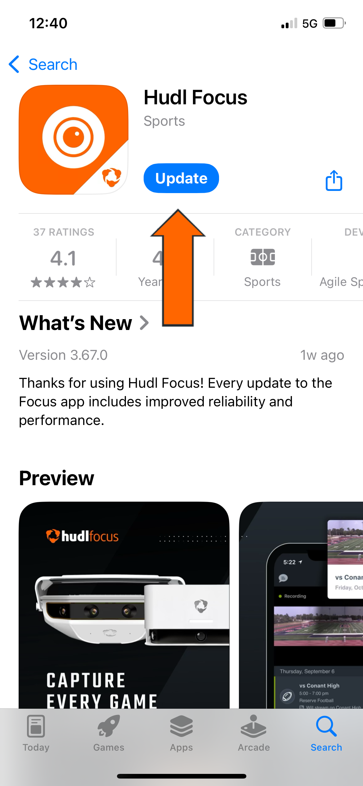 Update Flex Camera • Hudl Support