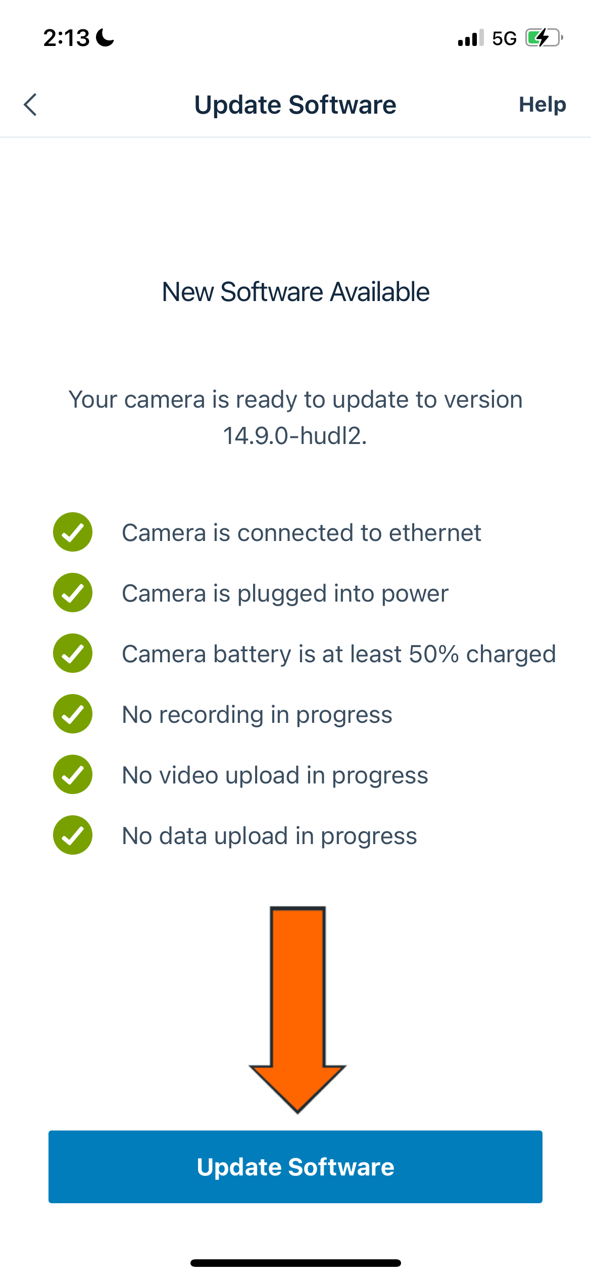 Update Flex Camera • Hudl Support