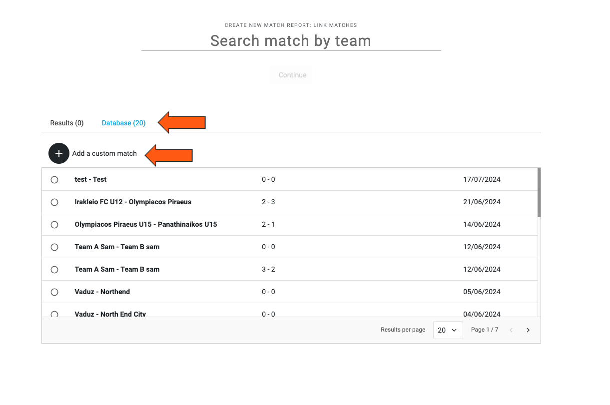 Create a Scouting Area Report from Non-Platform Match • Hudl Support