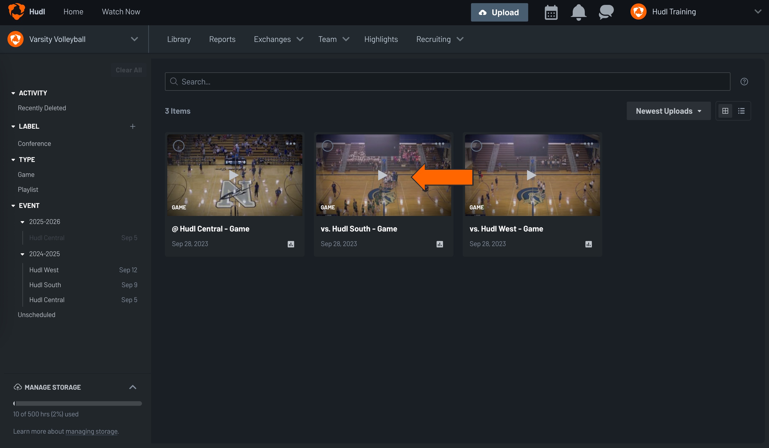 Customize Your Library Layout • Hudl Support