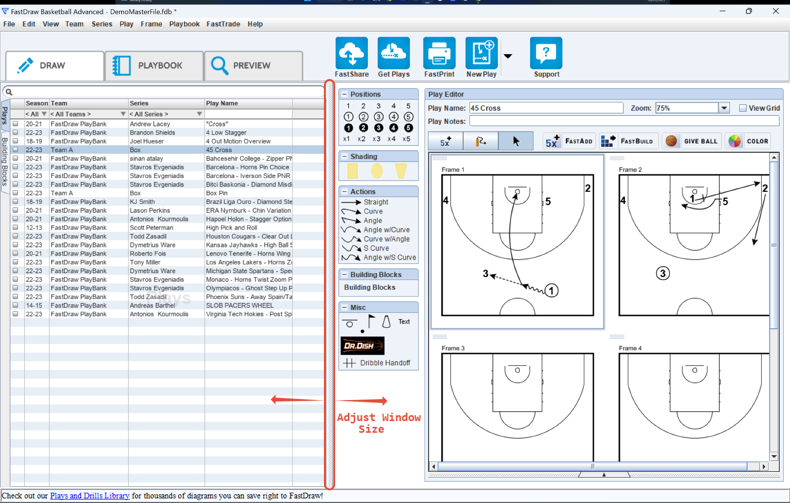 Navigate the Draw Tab • FastDraw Desktop • Hudl Support
