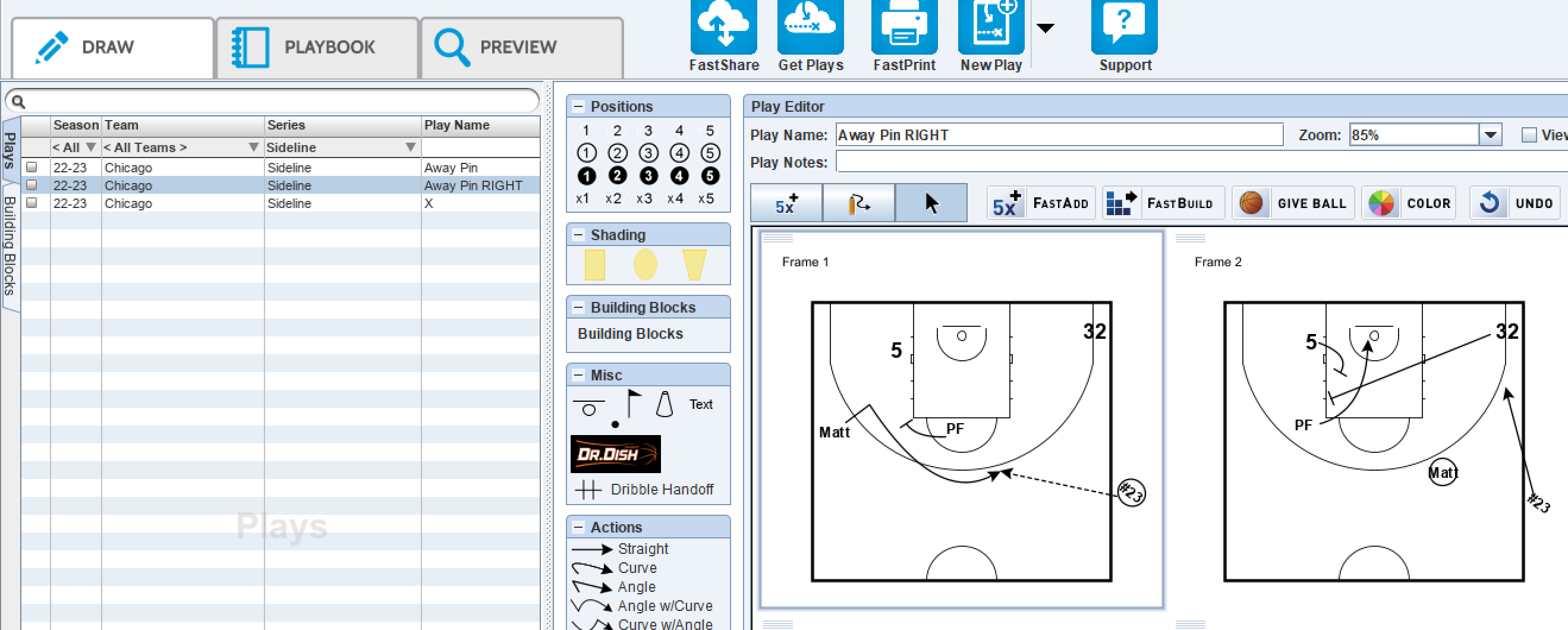 Extra Drawing Features • FastDraw Desktop • Hudl Support