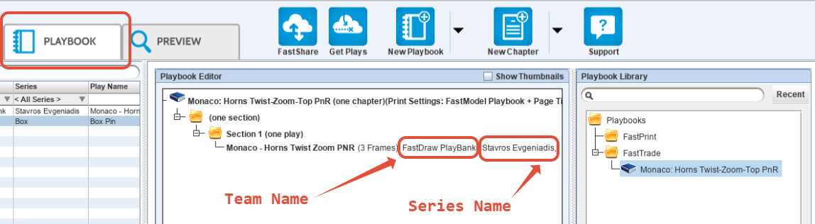 FastModel PlayBank • Hudl Support