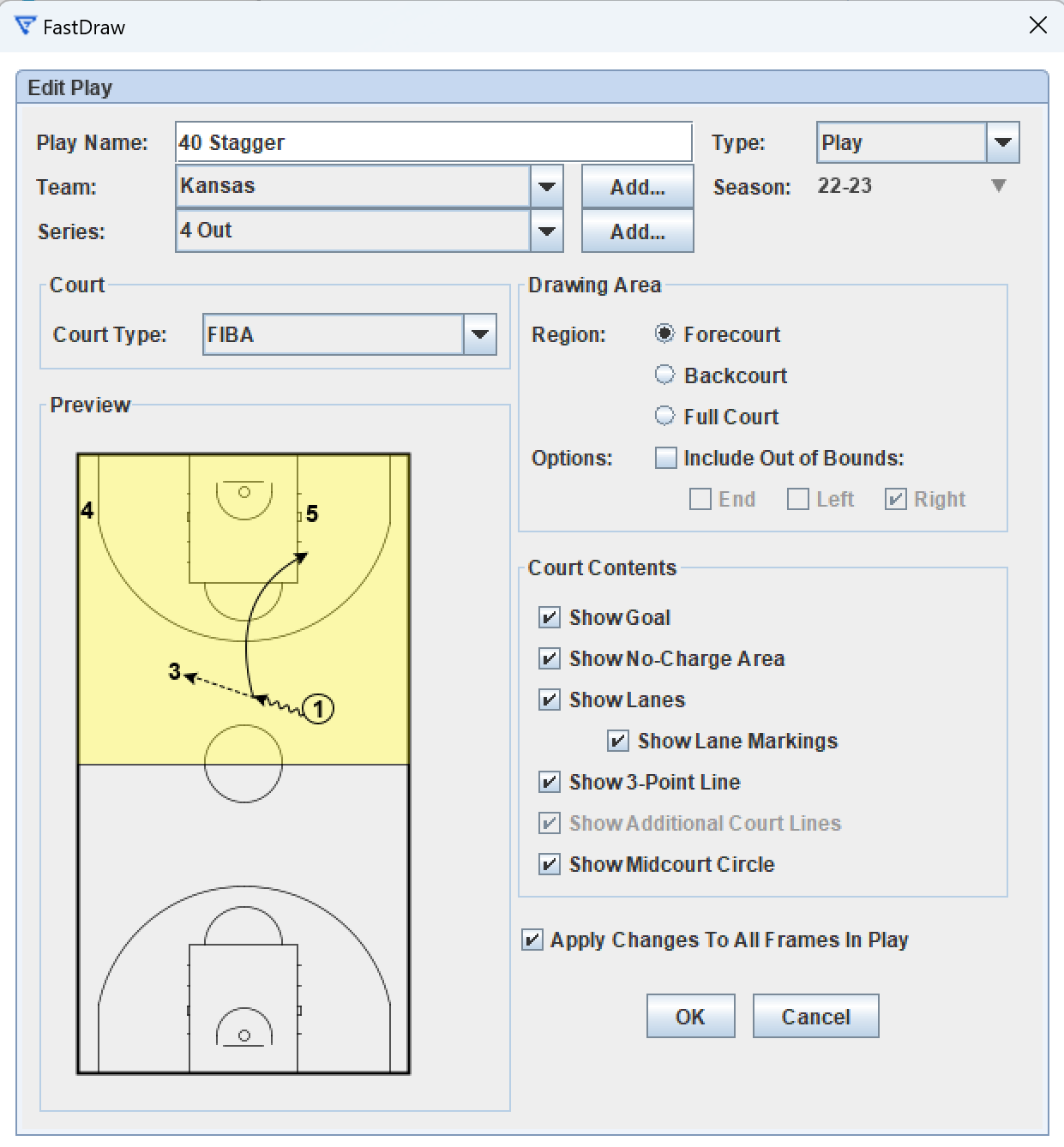 Modify Play Labels • FastDraw Desktop • Hudl Support