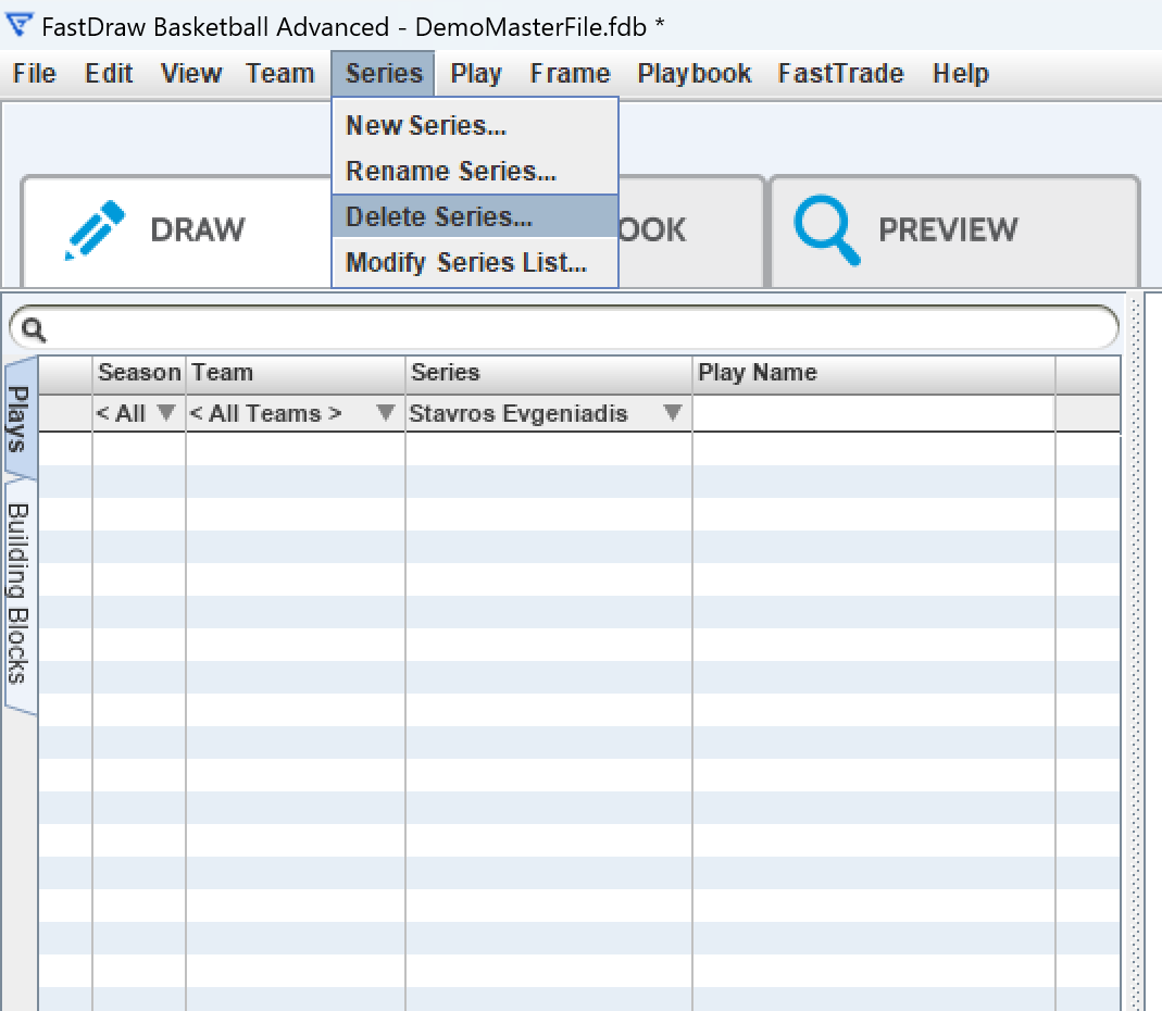 Organize Play Labels • FastDraw Desktop • Hudl Support