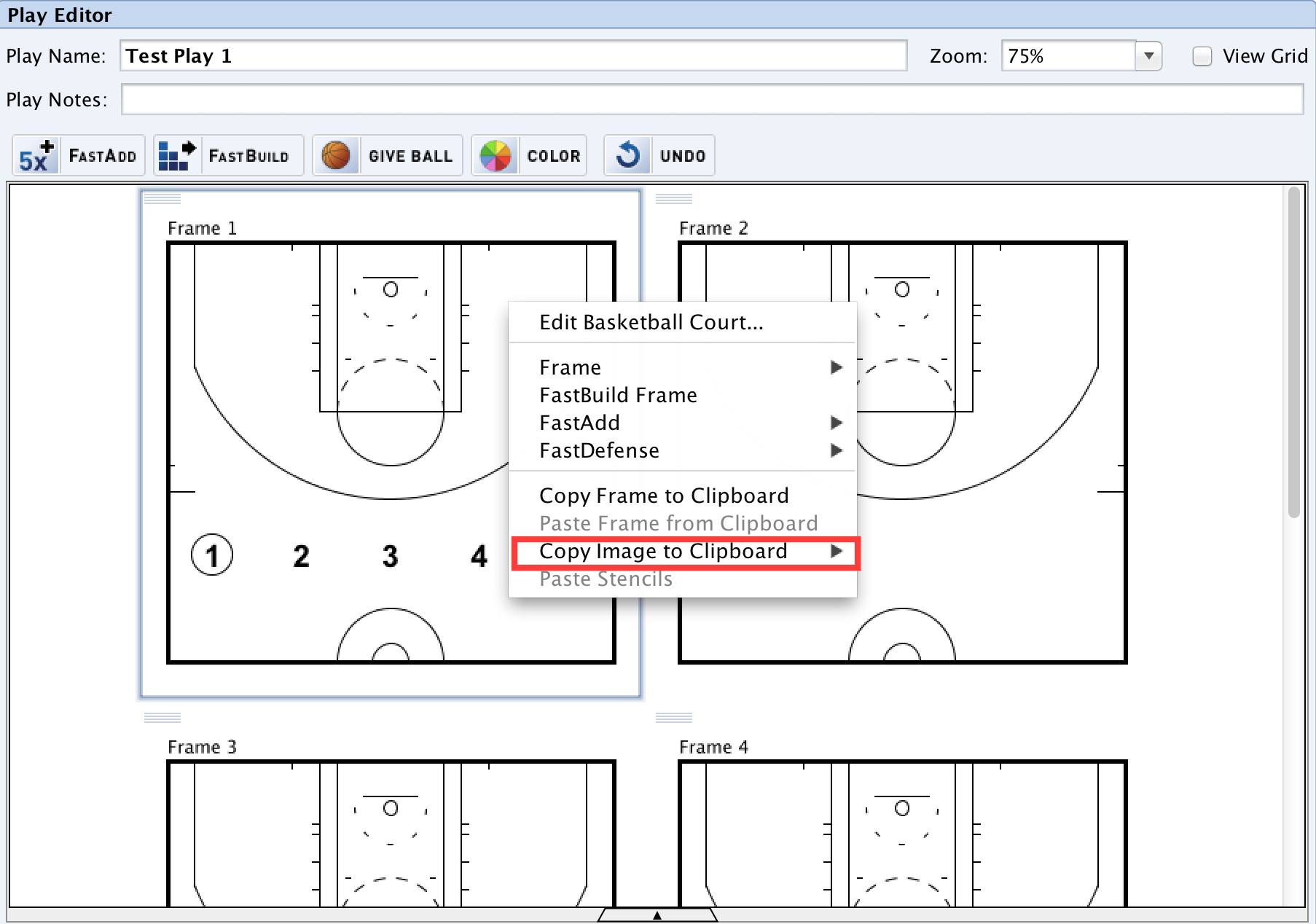 Exporting FastDraw Images • Hudl Support