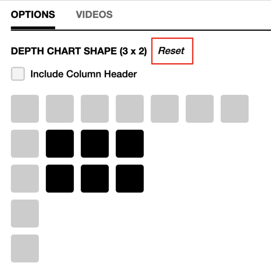 Depth Chart • FastScout Ice Hockey • Hudl Support