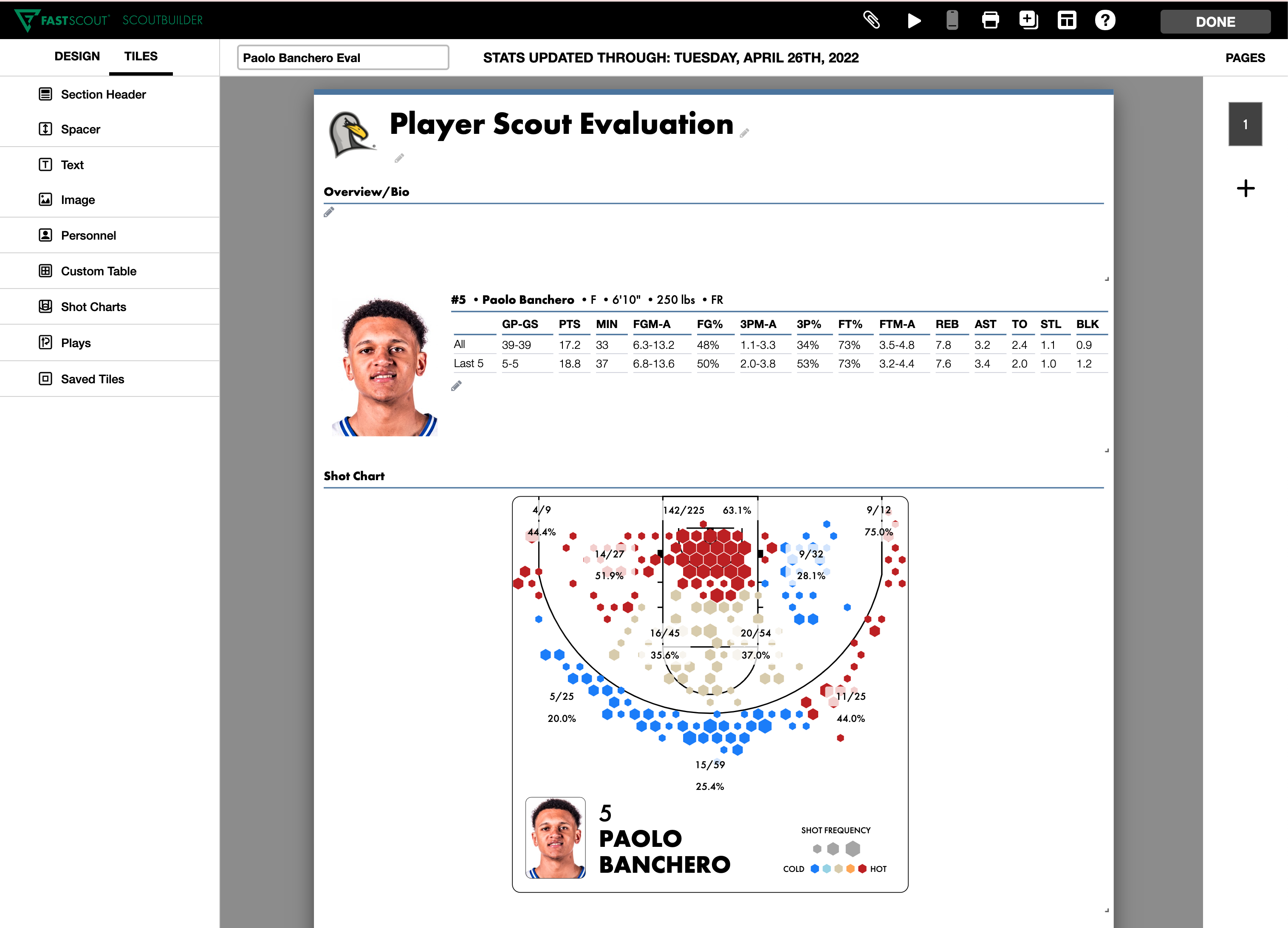 Create Player Scout from ProspectView • Hudl Support