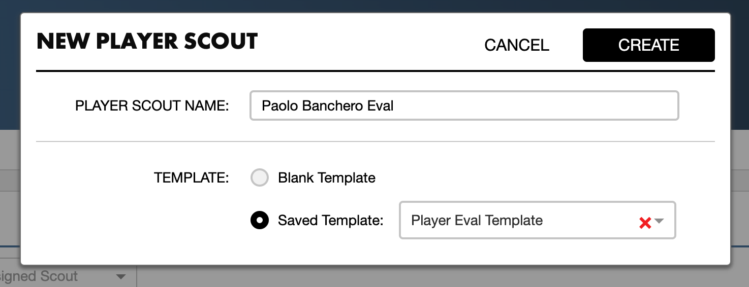 Create Player Scout from ProspectView • Hudl Support