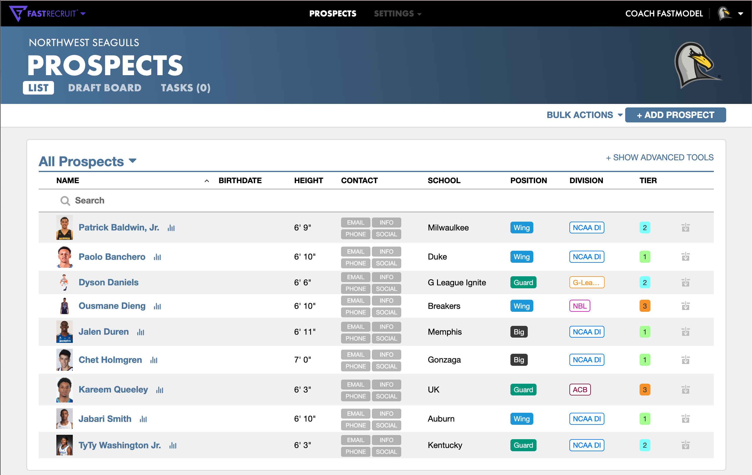 About ProspectView • Hudl Support