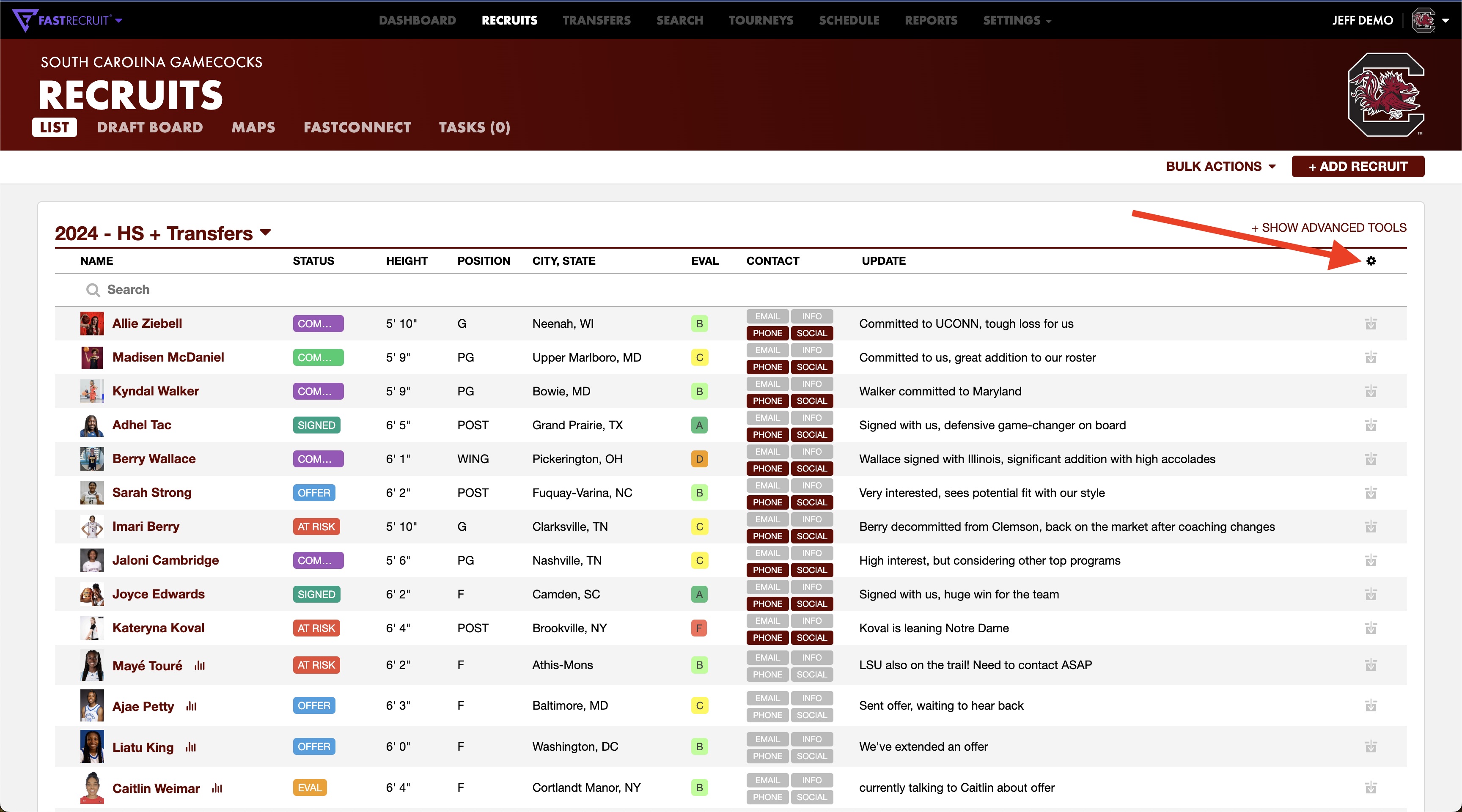 Manage Your Recruit Lists in FastRecruit using Custom Fields • Hudl Support