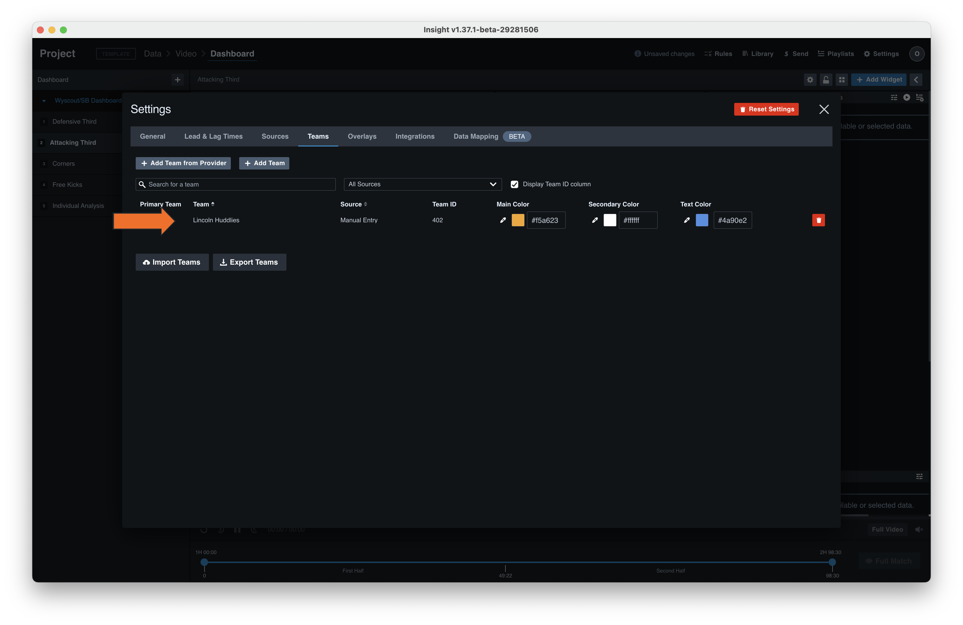 Add Custom Team • Hudl Support