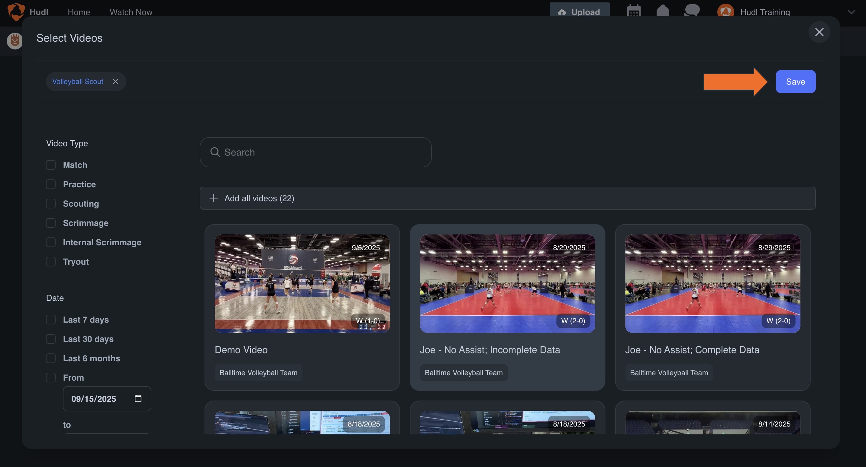 Set Up Scouting Report • Hudl Support