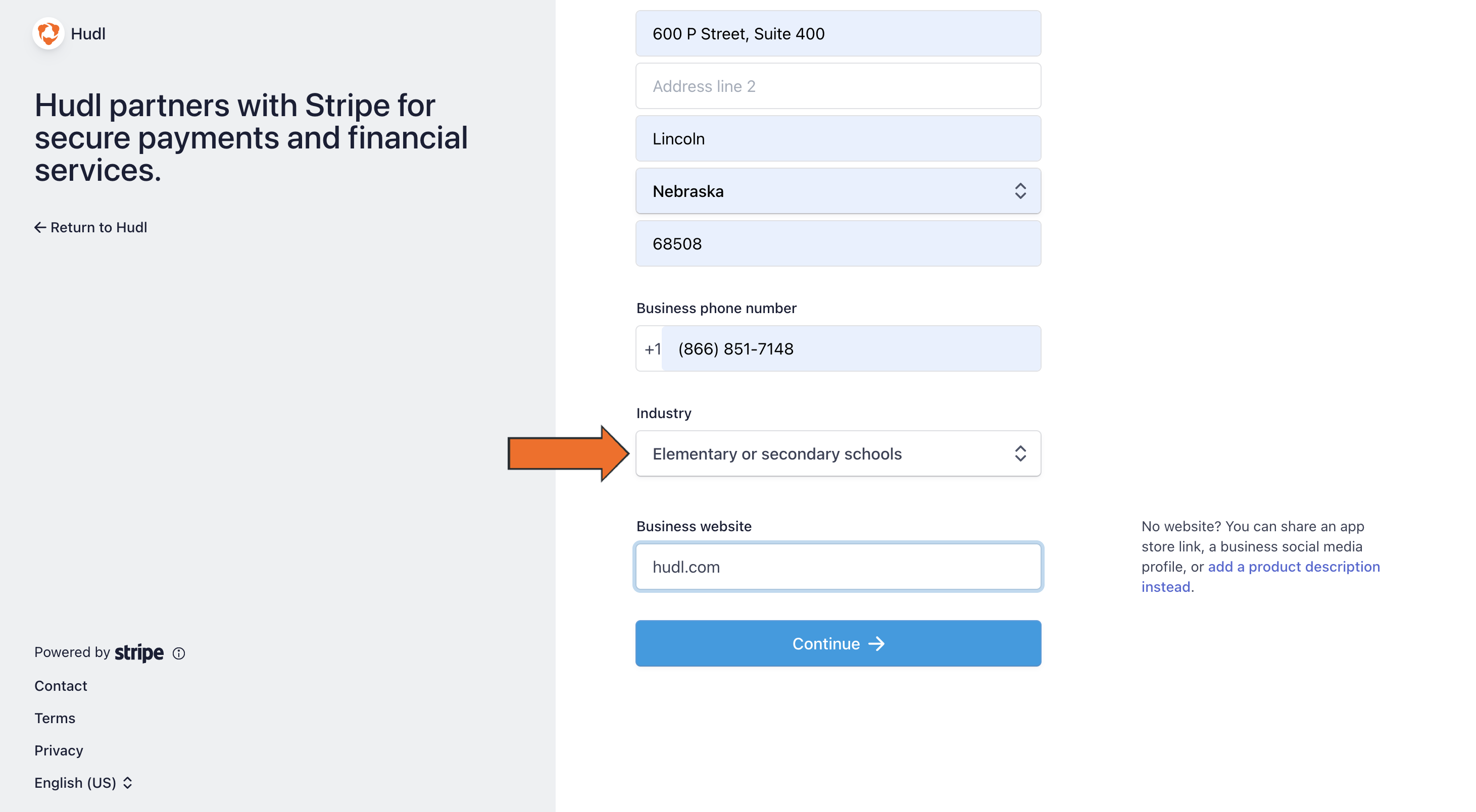 Set Up Payment Details • Hudl Support