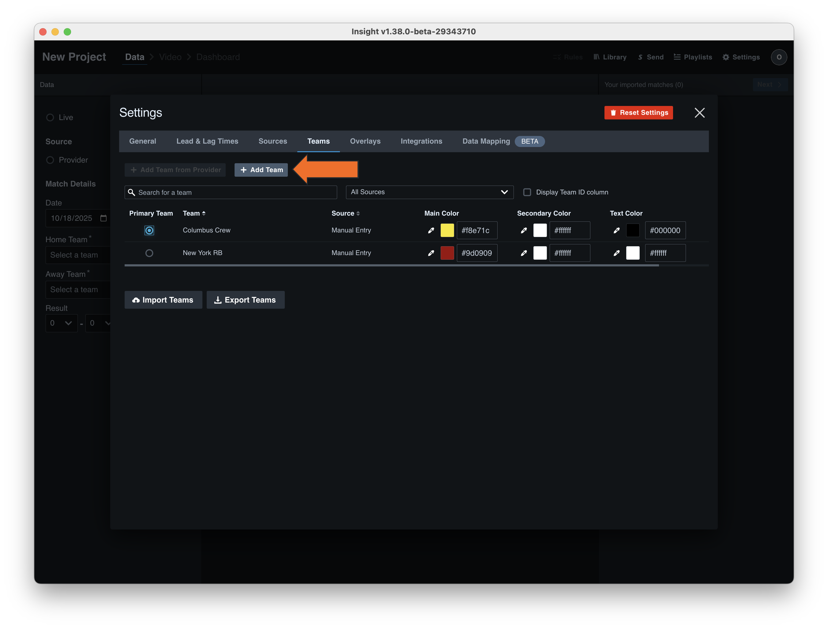 Add a Custom Match • Hudl Support