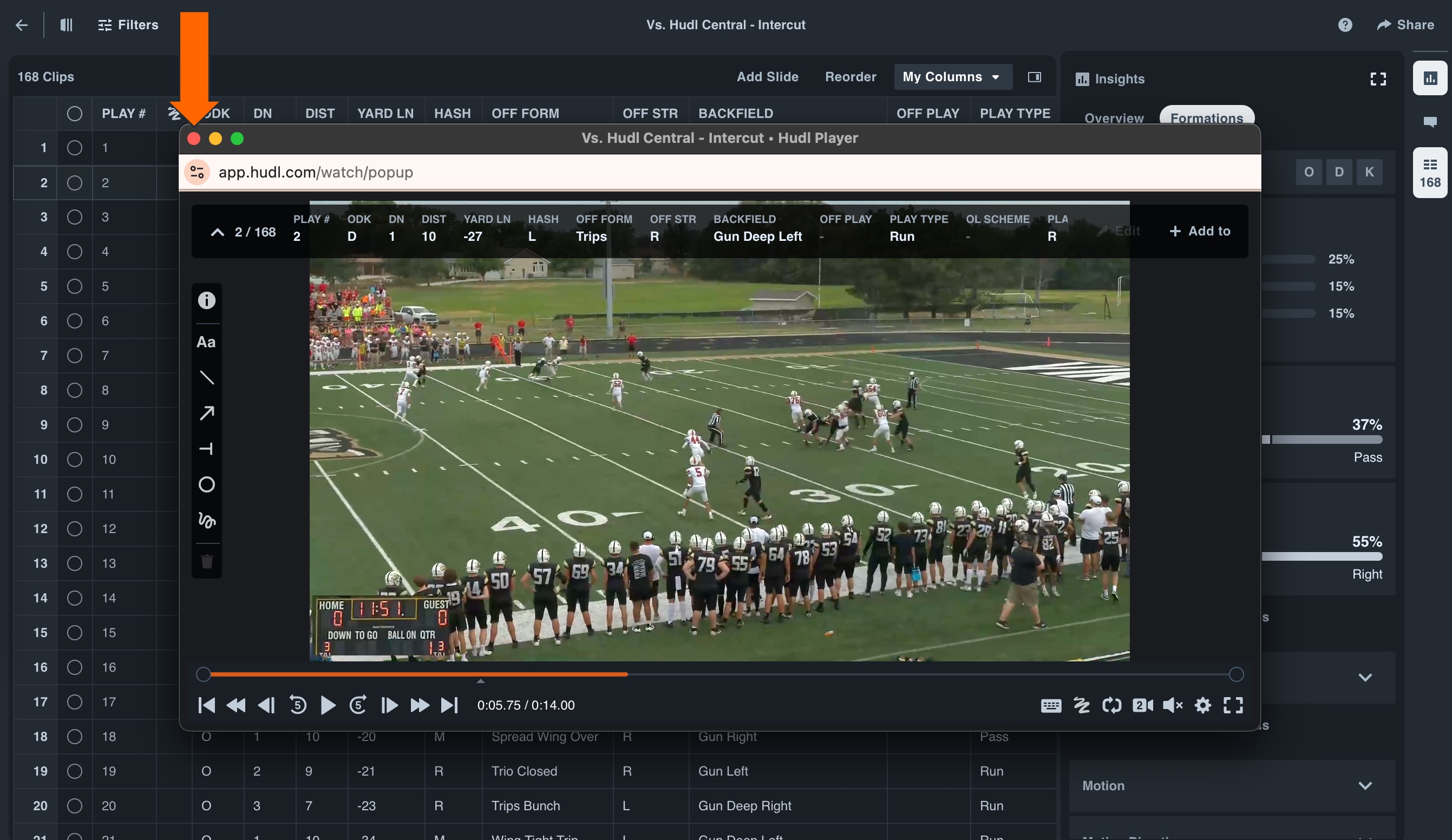 Watch Video in a Separate Window • Hudl Support