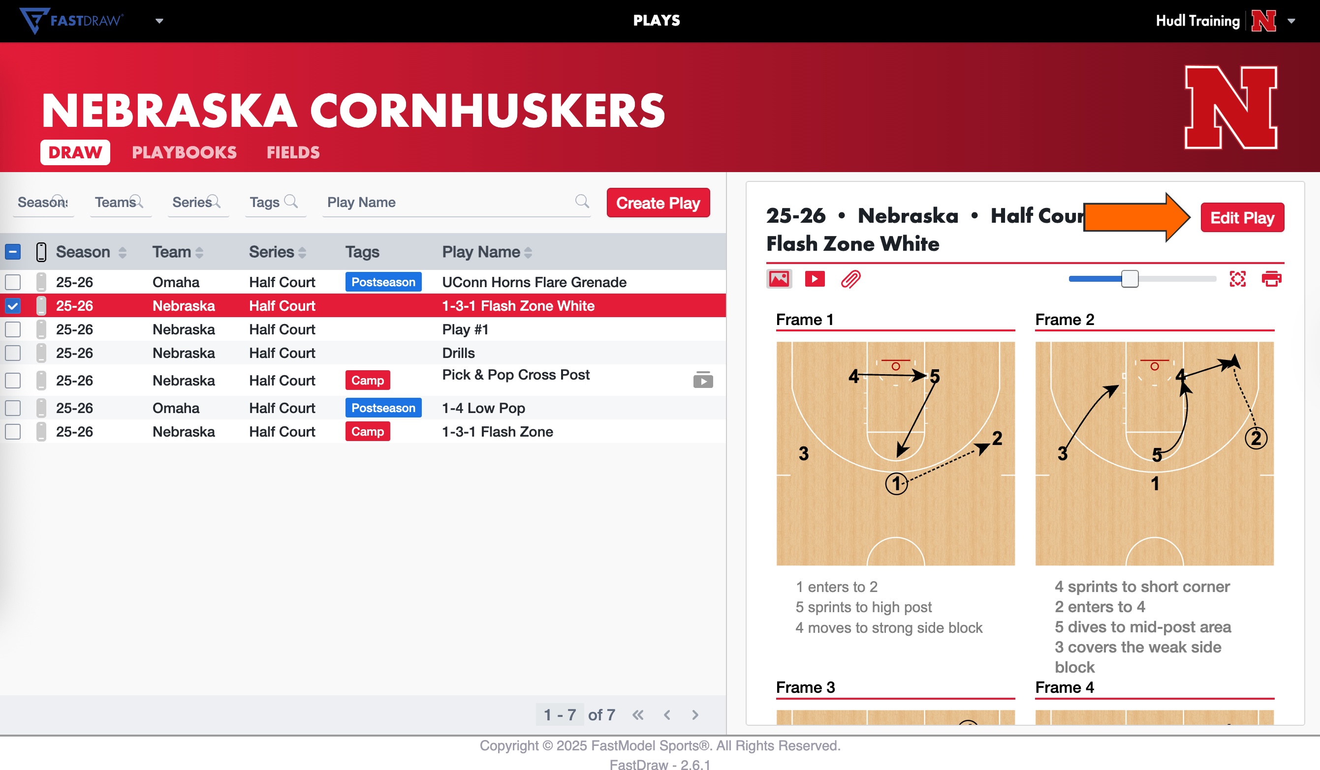 Tags • FastDraw Web • Hudl Support