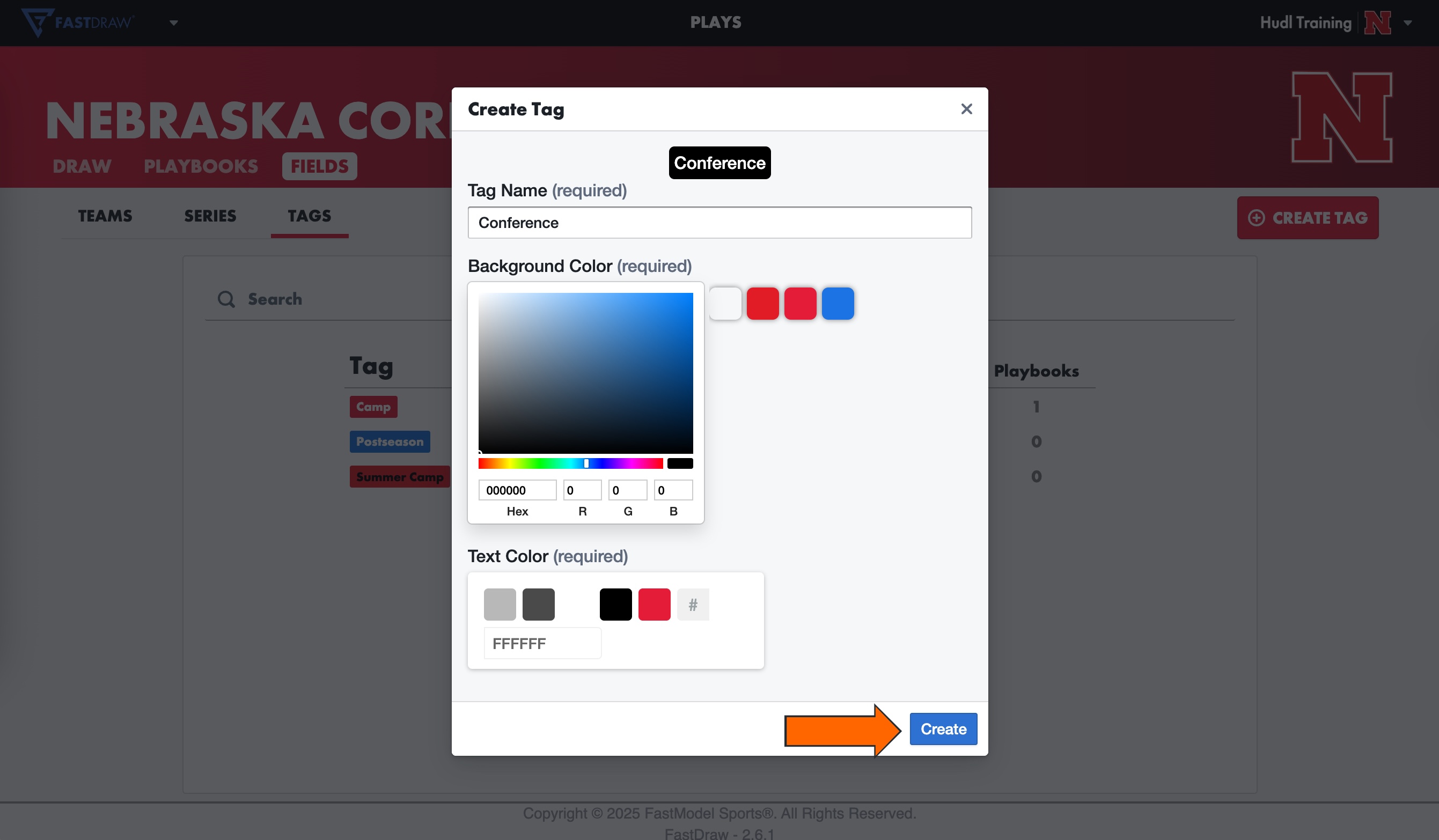 Tags • FastDraw Web • Hudl Support