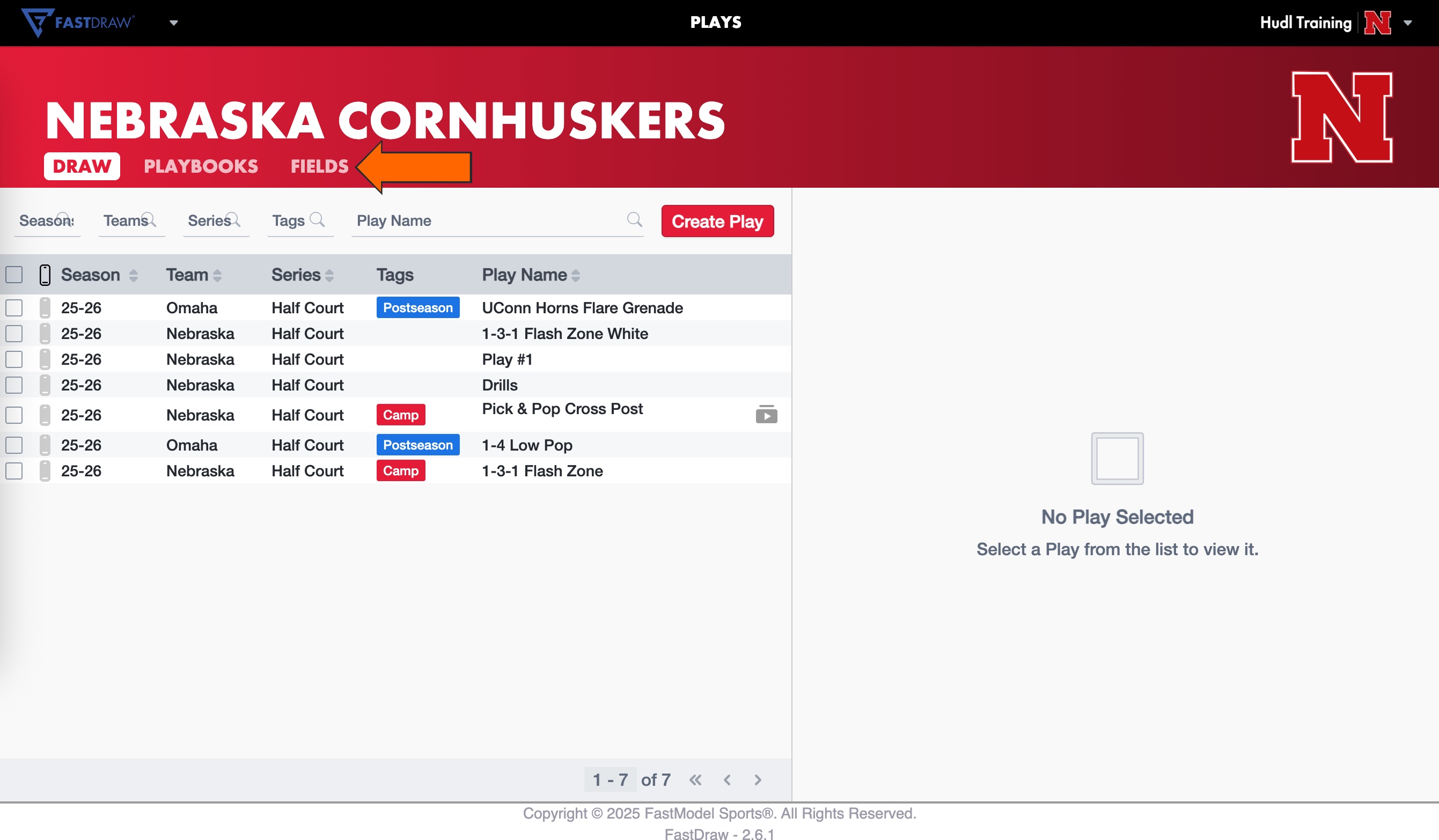 Tags • FastDraw Web • Hudl Support