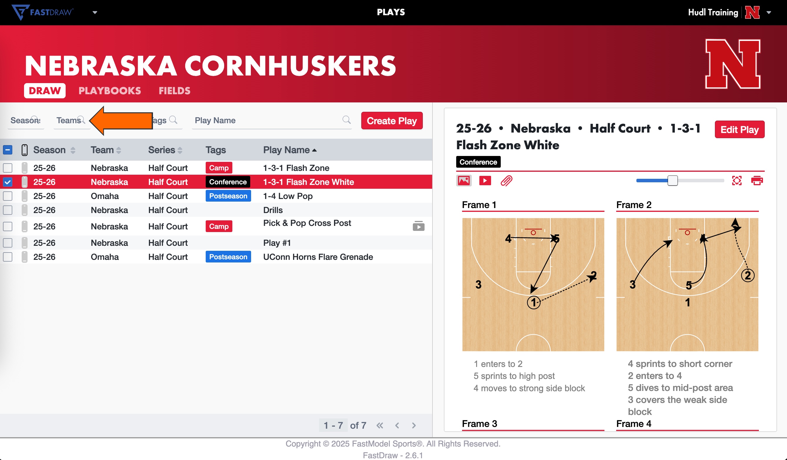 Navigate the Draw Tab • FastDraw Web • Hudl Support